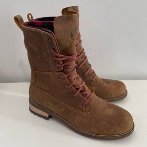 Kodiak Women's Coverdale Plaid Waterproof Lace Up Leather Boots Size 8